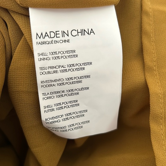 NWT Club Monaco Strappy Pleated Maxi Dress marigold - Picture 7 of 8